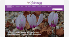 Desktop Screenshot of cyclamen.org